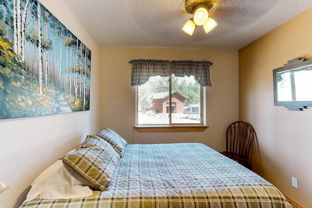 Charmante Hütte in der Nähe des Skifahrens, Radfahren mit einem Wickeldeck! in Angel Fire, Colfax County