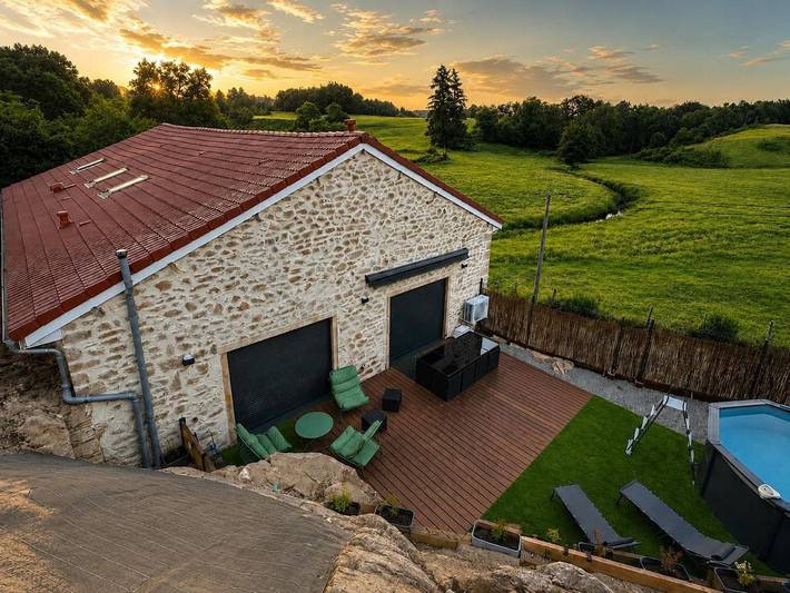 Maison de vacances pour 11 personnes, avec Terrasse et Piscine