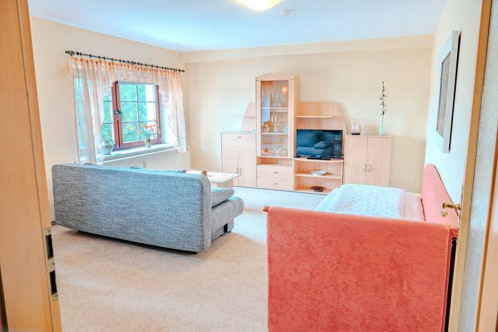 Apartamento vacacional entero, Apartamento de vacaciones para 5 personas in Bernstadt auf dem Eigen, Oberlausitz-Niederschlesien