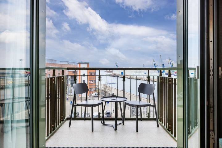 Ferienwohnung für 4 Personen, mit Balkon und Sauna, mit Haustier in Wismar