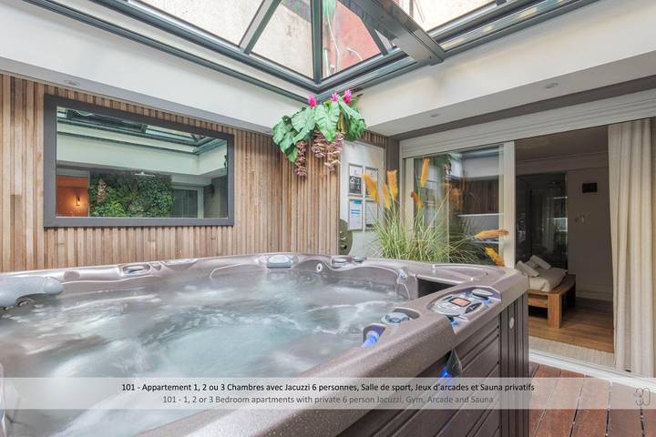 Location de vacances pour 3 personnes, avec sauna et jacuzzi à Lille - 4