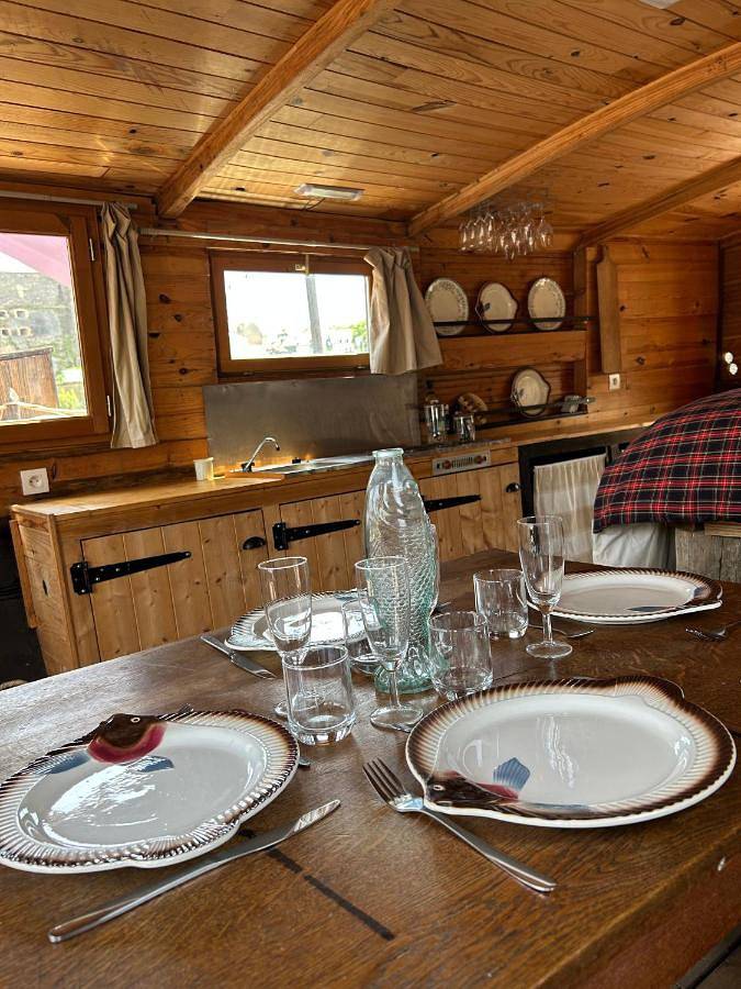 Bateau pour 3 personnes, avec terrasse ainsi que vue et vue sur le lac, animaux acceptés dans les Pays de la Loire - 3