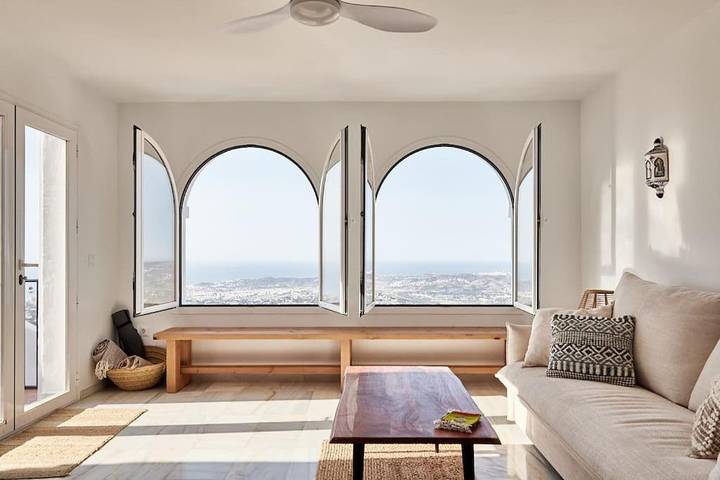 Ferienhaus für 6 Personen, mit Balkon und Terrasse sowie Garten und Pool in Mijas Pueblo