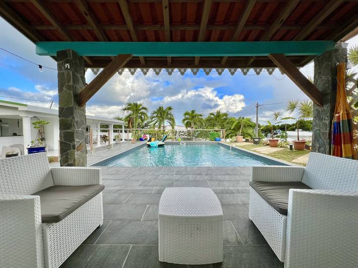 Villa elegante con vistas al mar en Le Diamant + Piscina privada in Le Diamant, Martinica