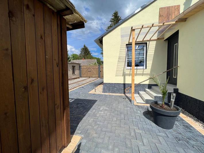 Ferienhaus für 5 Personen, mit Terrasse und Garten sowie Ausblick in Oderbruch