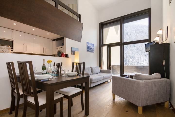 Gîte pour 5 personnes, avec balcon, animaux acceptés dans Argentière