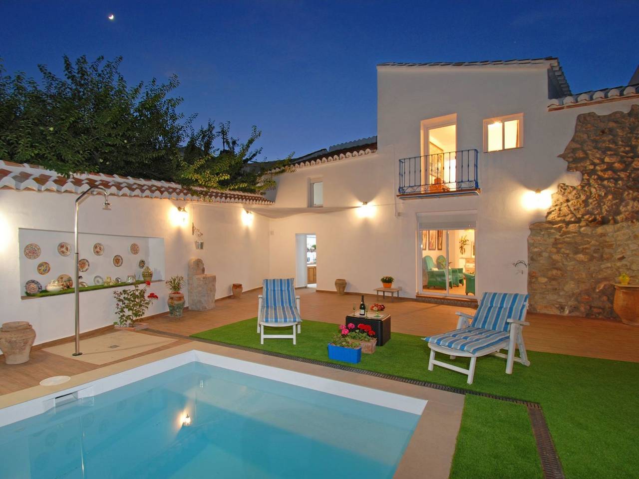 In Comares mit Offenem Kamin in Comares, Provincia de Málaga