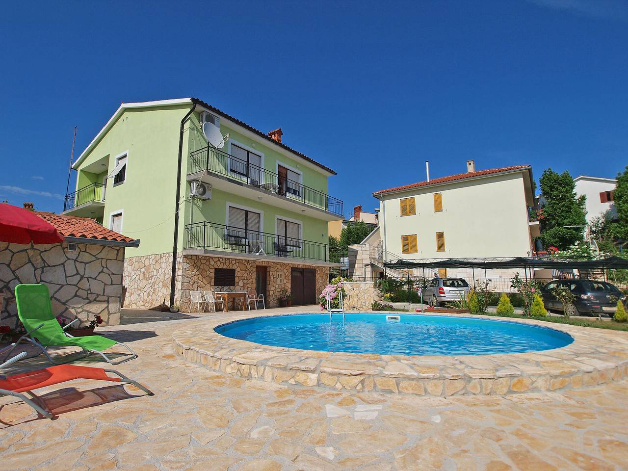 Geheel appartement, Vakantieappartement voor 2 personen met zwembad in Pula, Pula-Medulin