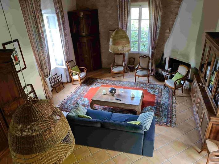 Gîte pour 7 personnes, avec jardin ainsi que piscine et vue, animaux acceptés à Bevons - 2