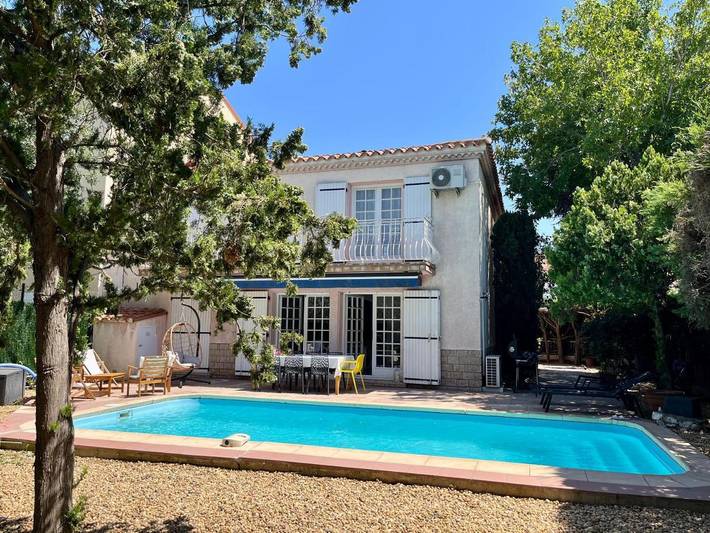 Villa pour 6 personnes, avec piscine et jardin à Perpignan