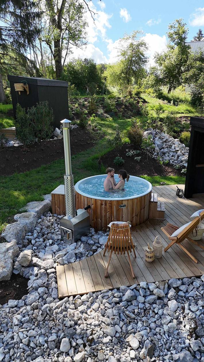 Gîte pour 8 personnes, avec Jacuzzi ainsi que Jardin et Sauna à Prémanon - 4