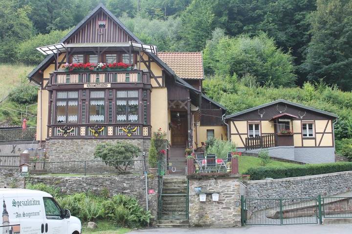 Ferienwohnung für 2 Personen, mit Terrasse und Garten sowie Ausblick in Stolberg (Südharz) - 3