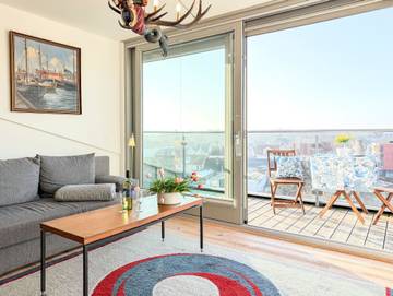 Ferienwohnung für 3 Personen, mit Balkon und Ausblick, kinderfreundlich in Barth