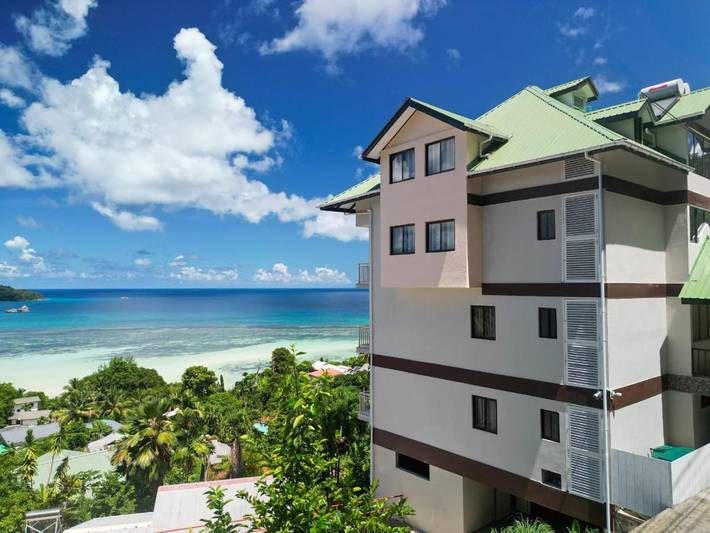 Ferienwohnung für 2 Personen, mit Ausblick und Garten auf den Seychellen