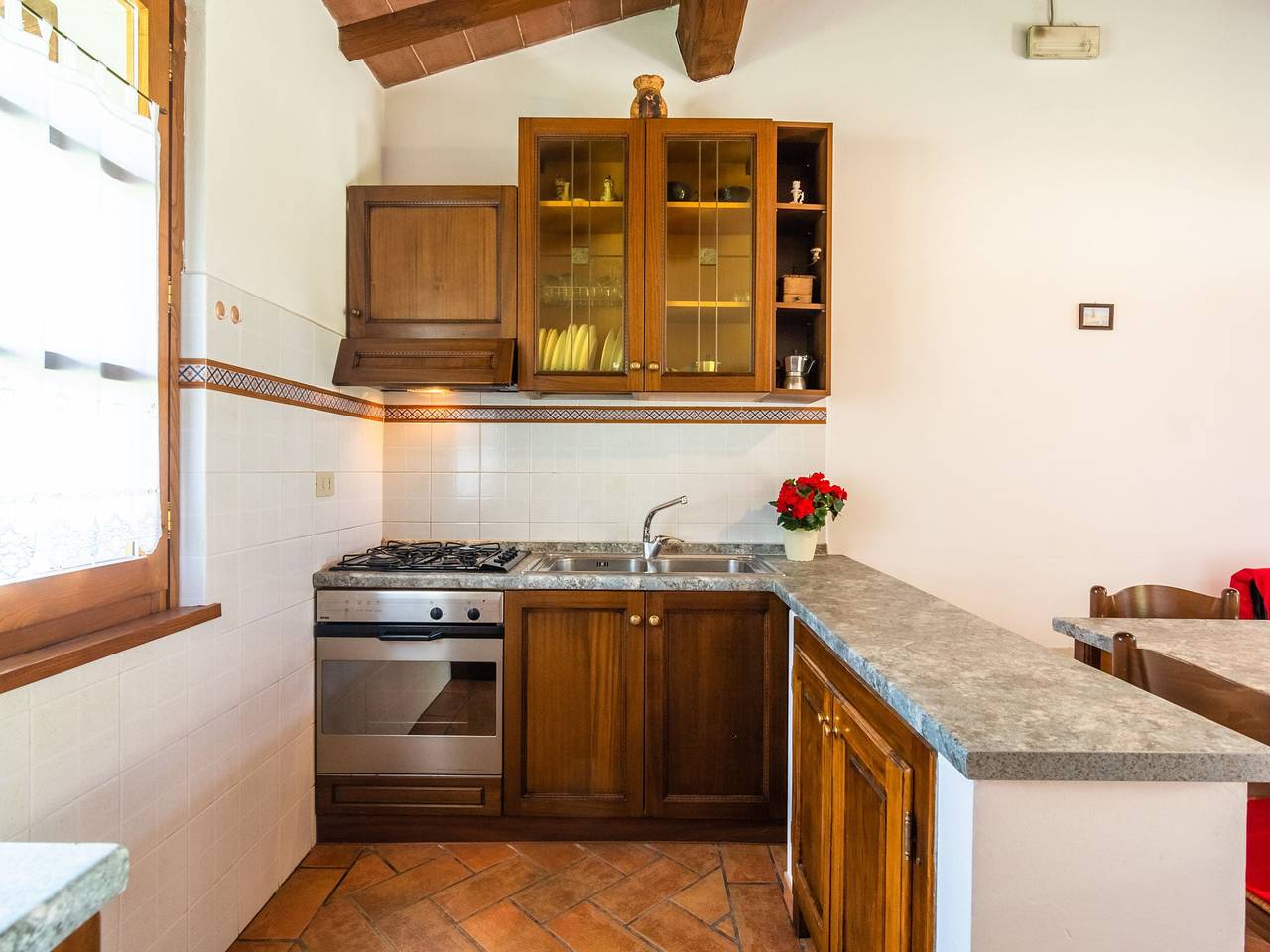 Agriturismo Toscane met Zwembadzicht in Castiglion Fiorentino, Provincie Arezzo
