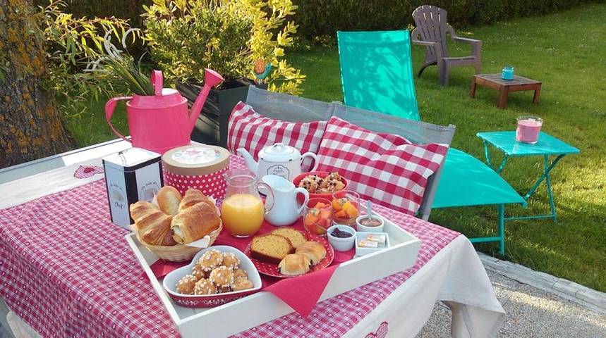 Chambre d’hôte pour 3 personnes, avec Terrasse ainsi que Jardin et Vue à Cabourg