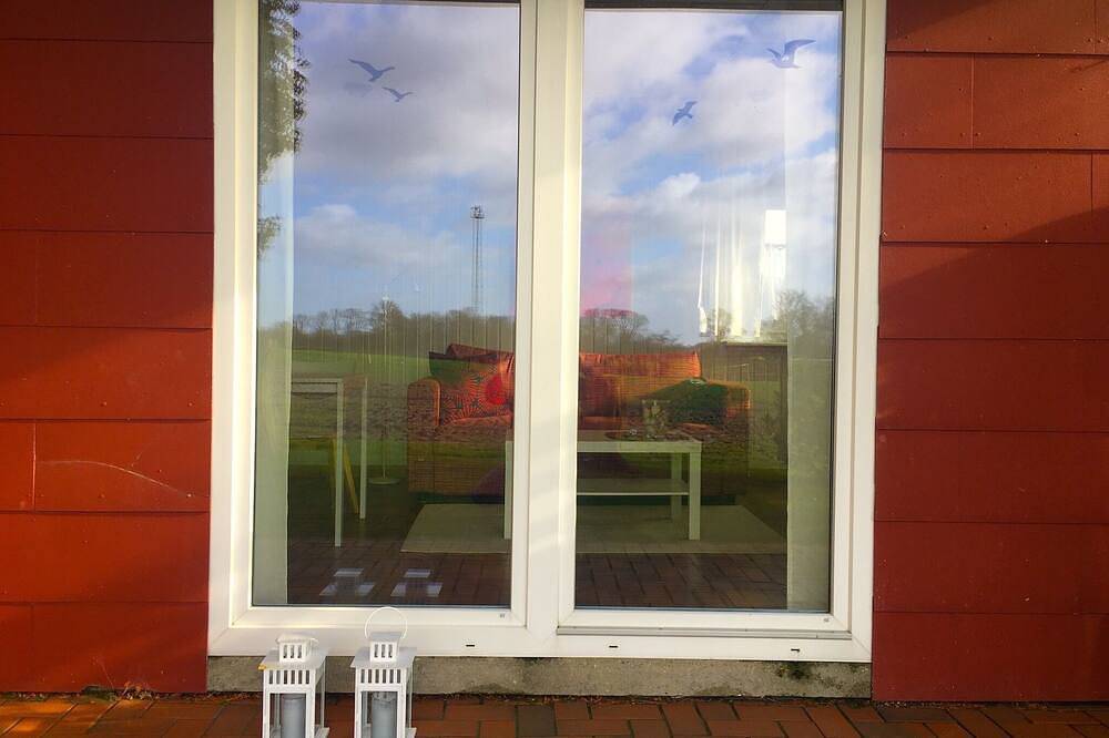 Skandinavische Ferienhütte auf dem Ostsee-Hof Musnest in Holzdorf, Rendsburg-Eckernförde