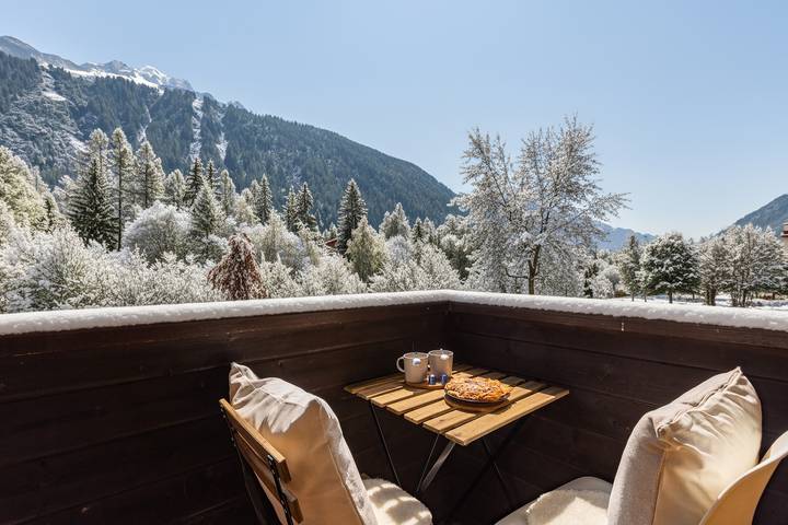 Gîte pour 2 personnes, avec balcon, adapté aux familles dans Argentière - 2