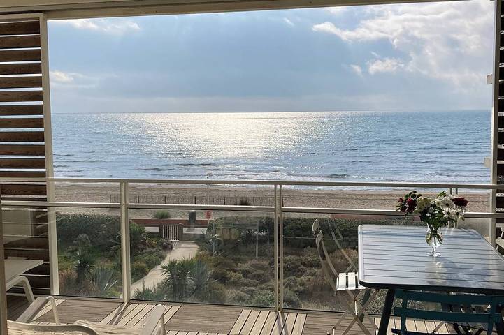 Gîte pour 4 personnes, avec Balcon dans Plage Saint Pierre Rive Droite Palavas Les Flots