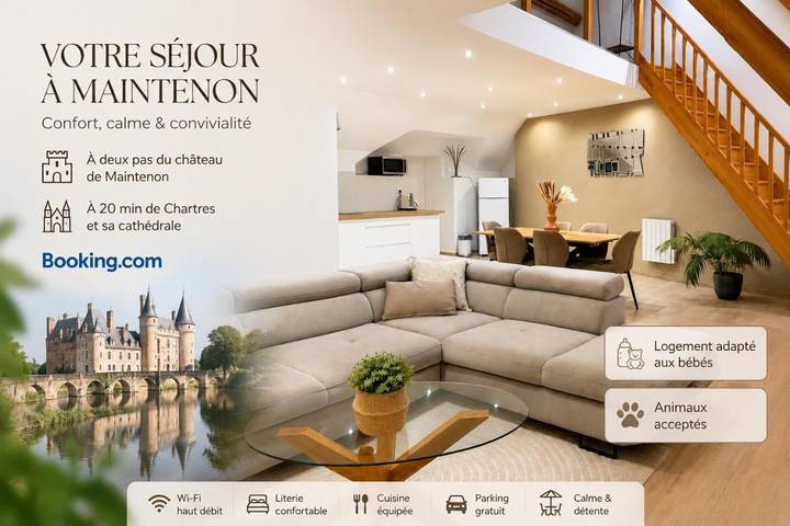 Appartement de vacances pour 4 personnes, avec Vue