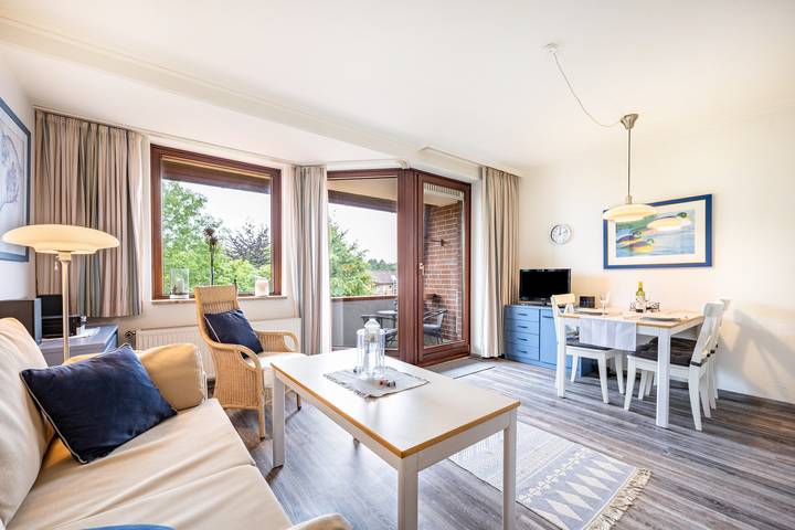 Studio für 2 Personen, mit Balkon und Garten sowie Sauna in der Lübeck