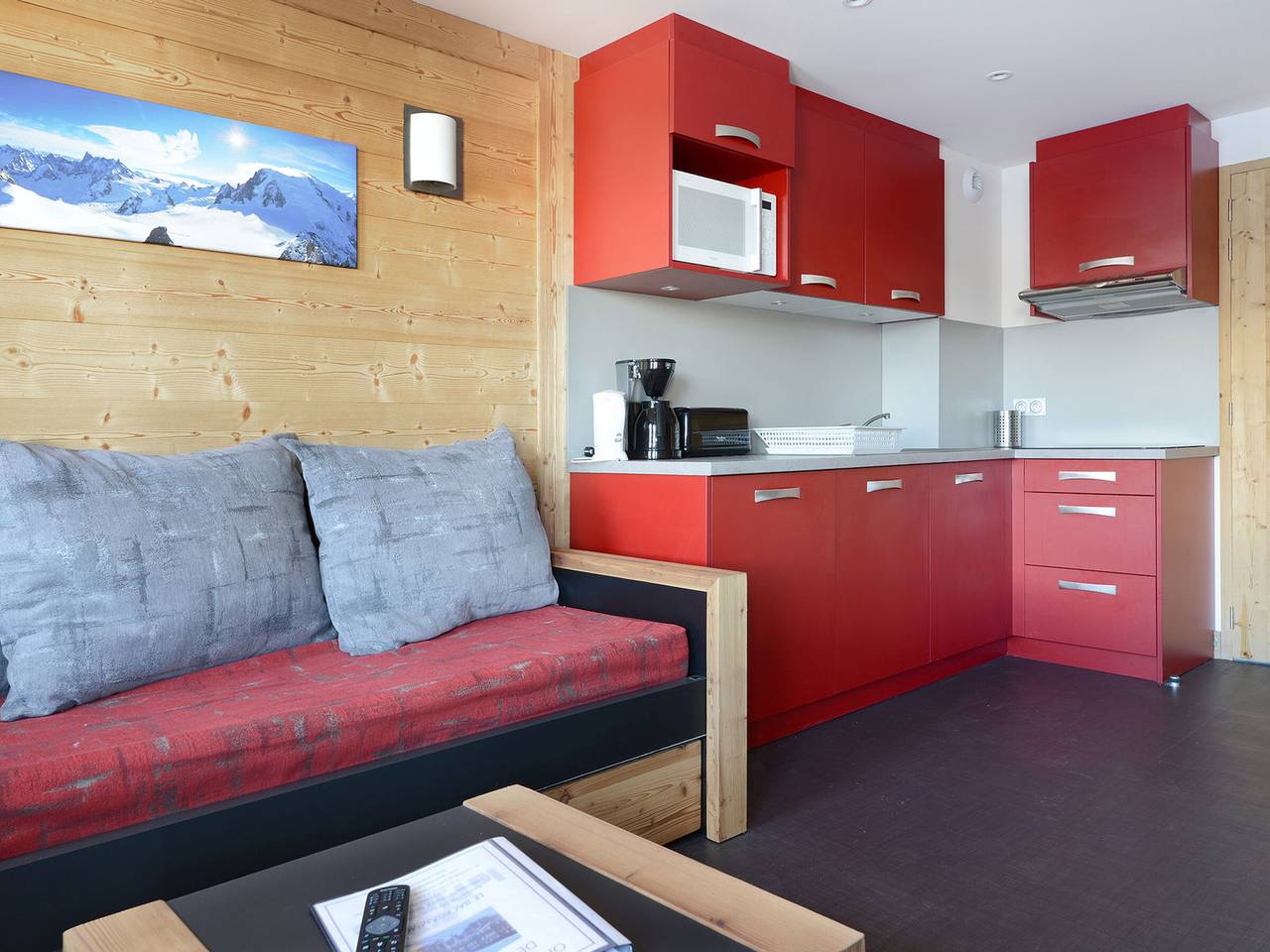 Appartement entier, Appartement spacieux 3 pièces 6 pers, animaux admis in La Plagne, Bellentre