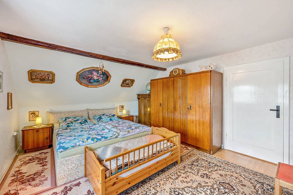 Geheel appartement, Appartement 'Für 3 Personen 60 m²' met gedeelde tuin, balkon en wifi in Dankerode, Harzgerode