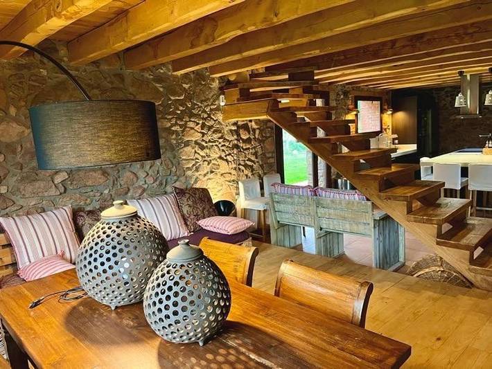 Maison de campagne pour 8 personnes, avec vue et jardin, animaux acceptés à Arbúcies - 3