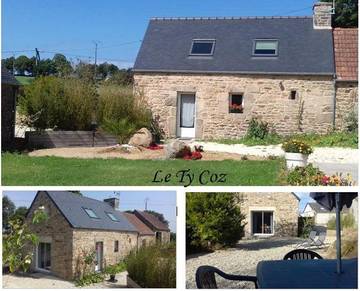 Gîte pour 4 personnes, avec jardin et vue, adapté aux familles à Ploubezre