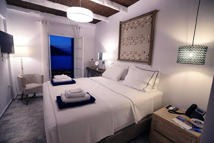 Maison d’hôte pour 2 personnes, avec balcon dans Kalymnos