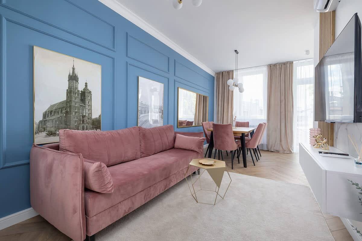 Appartement entier, Elegant Apartment | Air Conditioning, Balcony, Close to Market Square in Kazimierz, Cracovie