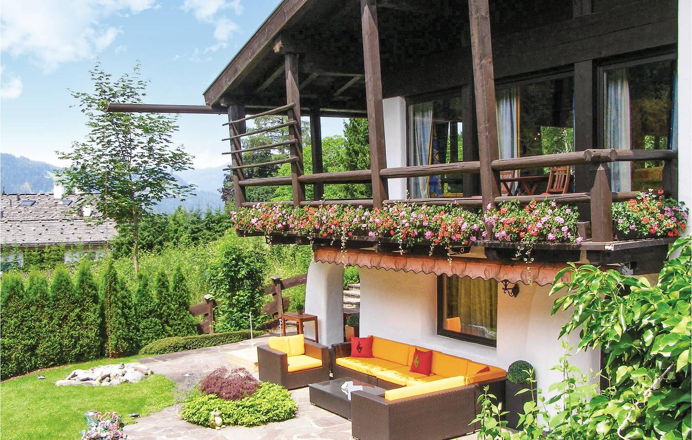 Apartamento con vistas a la montaña, sauna y aparcamiento in Kitzbühel, Alpes de Kitzbüheler