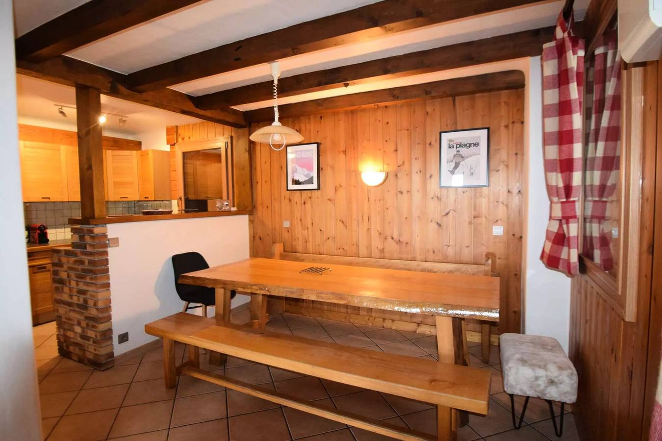 Chalet Mitoyen 10/12 pers - 100m des pistes Sauna- Wifi - Plagne 1800 in La Plagne, La Plagne-Tarentaise