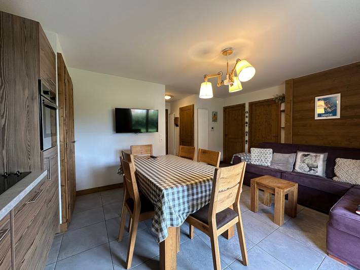 Gîte pour 4 personnes, avec terrasse dans Station de Morillon - 3