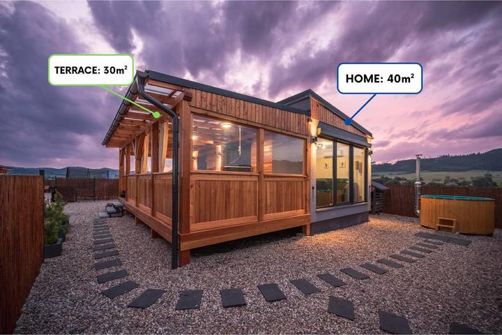 Ferienhaus für 5 Personen, mit Whirlpool und Sauna sowie Pool und Garten - 1