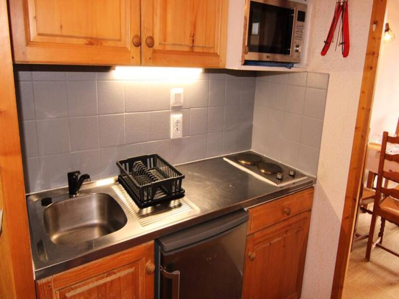 Apartamento entero, Apartamento en Mont Bisanne con balcón in Les Saisies, Albertville region