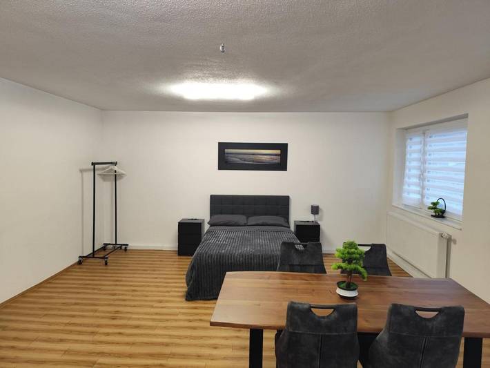 Ferienwohnung für 7 Personen, mit Terrasse und Garten sowie Sauna in Bad Buchau