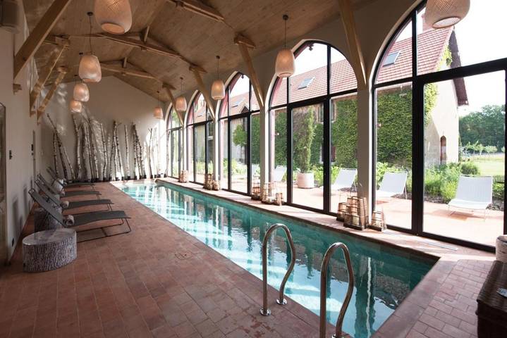 Gîte pour 5 personnes, avec terrasse et sauna ainsi que piscine et vue à Saint-Laurent-Nouan - 2