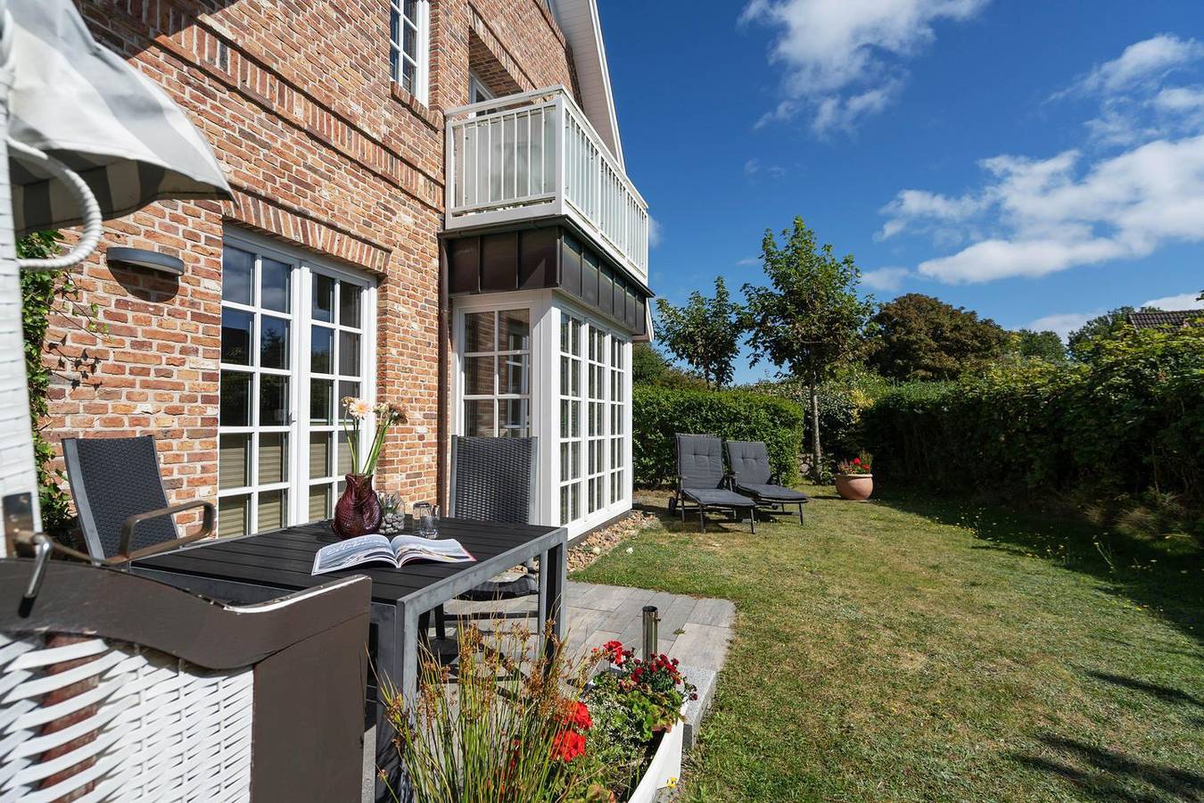 Apartamento inteiro, Helle und moderne Erdgeschosswohnung für 2 Personen mit Terrasse und Sauna in Westerland, Sylt (Gemeinde)