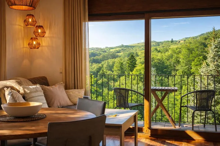Ferienwohnung für 4 Personen, mit Terrasse und Ausblick, mit Haustier - 1