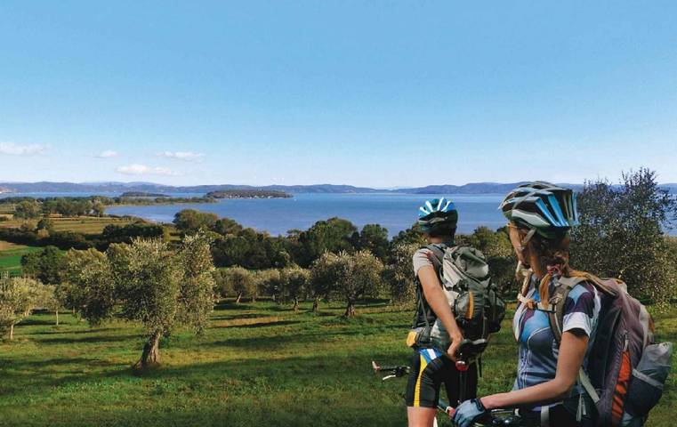Mobilehome mit Klimaanlage in Tuoro sul Trasimeno, Lago Trasimeno