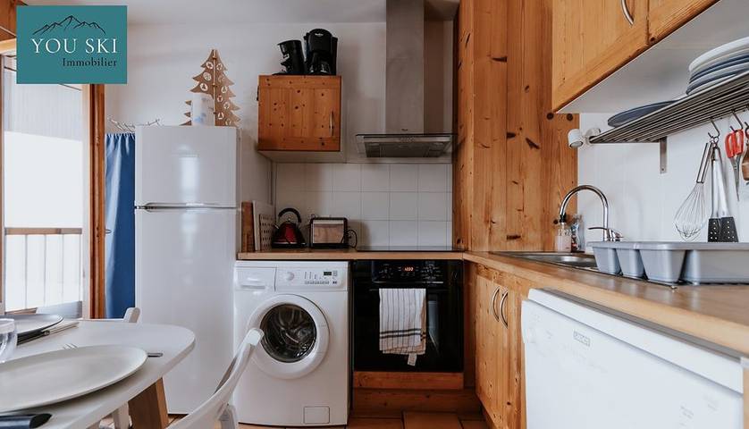 Ganze Ferienwohnung, Cpa 6D - Charming apartment for 6 people in Saint-Sorlin-d'Arves, Region Saint-Jean-de-Maurienne
