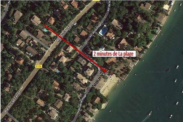 Villa des Sables pool, 100M from the beach in Le Canon, Lège-Cap-Ferret