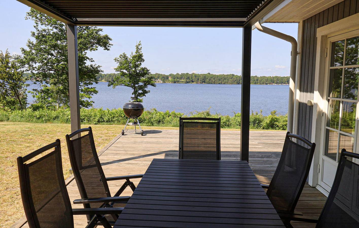 Ferienhaus für 6 Personen mit Garten in Bolmen