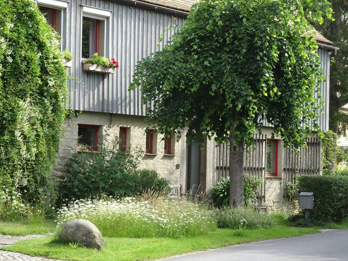 Ferienwohnung für 4 Personen, mit Terrasse und Garten sowie Sauna, mit Haustier
