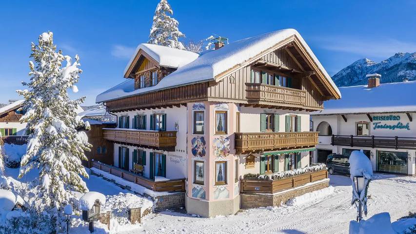 Ferienwohnung für 2 Personen, mit Sauna und Terrasse sowie Pool in Krün - 4