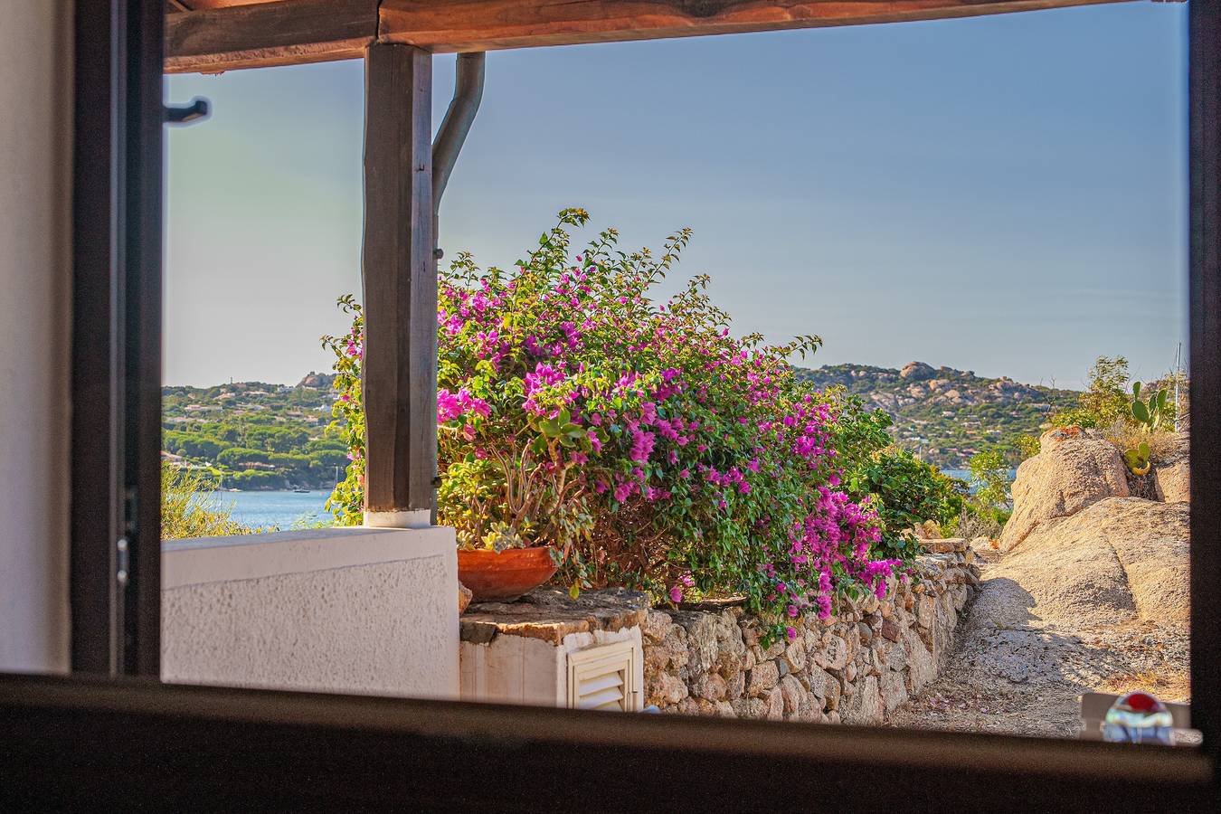 Casa de vacaciones 'Residencia La Virginia' con vistas al mar, terraza privada y jardín privado in Palau (town), Palau (Cerdeña)