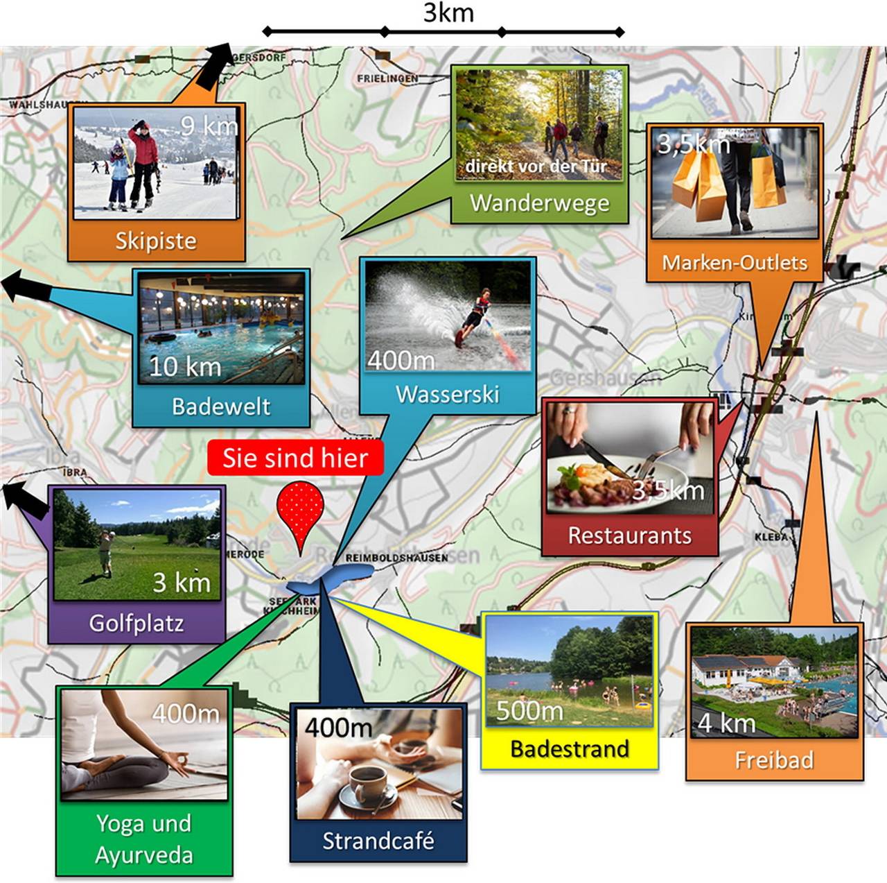 Ferienhaus mit Sauna direkt am Waldrand, See, Wald und Ruhe in Kirchheim, Knüllgebirge