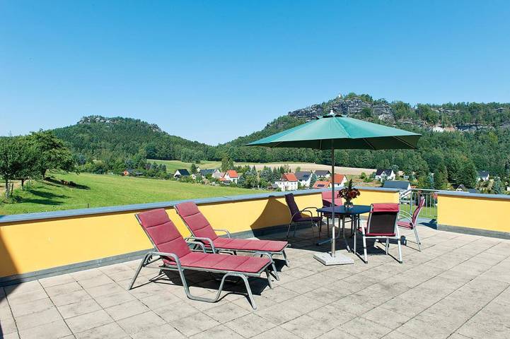 Ferienwohnung für 3 Personen, mit Garten und Sauna sowie Ausblick, mit Haustier in Gohrisch - 3