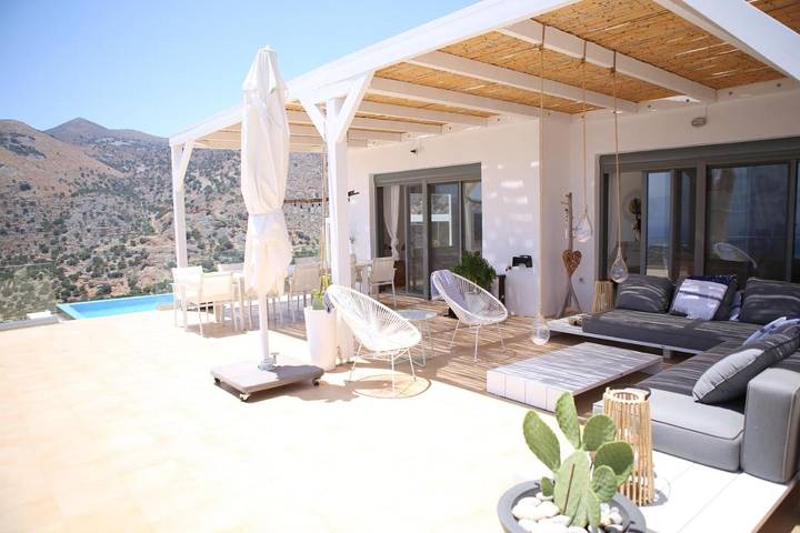 Villa pour 8 personnes, avec jardin ainsi que piscine et jacuzzi dans Elounda - 3